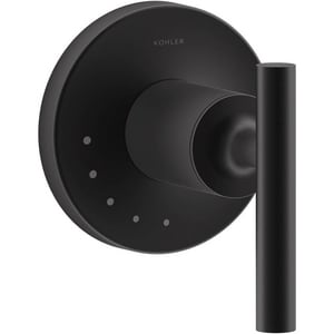 Single Handle Valve Trim in Matte Black
