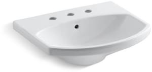 24X18 8 Vc Ped Lav *Cimarr Whit