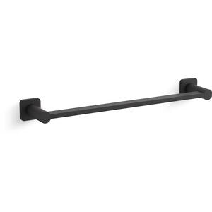 18 in. Towel Bar in Matte Black