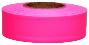 1-3/16X150 Flagging Tape Pink Glo