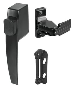 Push Btn Latch Set Blac
