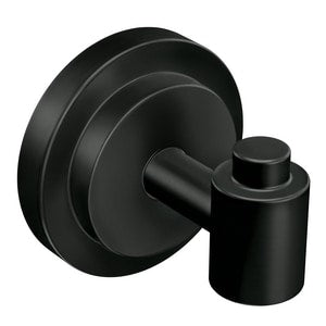 1-Hook Robe Hook in Matte Black