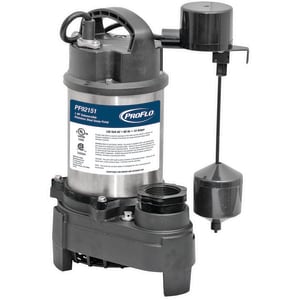 1 HP 120V Cast Iron Submersible Sump Pump