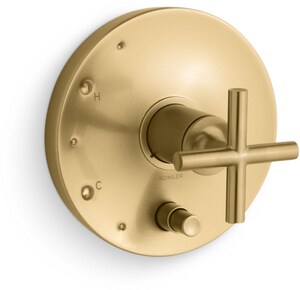 Single Handle Pressure Balancing Valve Trim in Vibrant® Brushed Moderne Brass