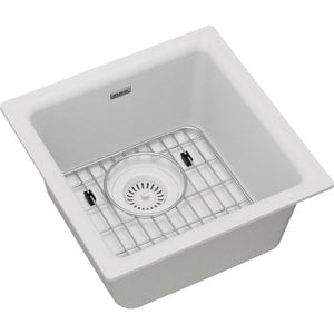 16X16 1H Qtz Um Kitc Sink Whit