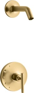 Single Handle Shower Faucet in Vibrant® Brushed Moderne Brass (Trim Only)
