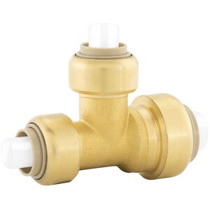 Lf 3/4 X 1/2 X 1/2 Brs Tee Plumbite