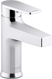 Single Handle Bathroom Sink Faucet in Polished Chrome