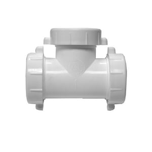 1-1/2 Sj Tee Pvc W/ 1-1/4 Wshr