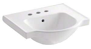 @ 21 Veer W/Sprd Vc Sink Bsn Whit