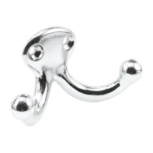 Dbl Wardrobe Hook Sn 2 Pk
