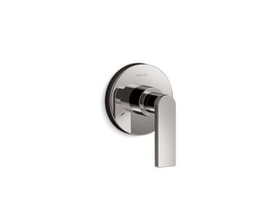 Single Handle Diverter Valve Trim in Titanium