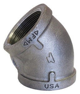 1/2 Galv Mi 150# 45 Ell