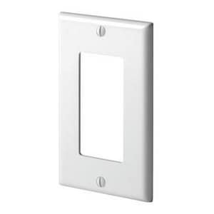 1G Decora Wall Plt Whit
