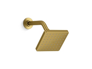 Single Function Showerhead in Vibrant® Brushed Moderne Brass