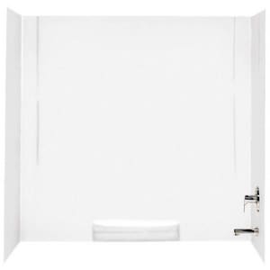 61 X 61 3Pc Tub Wall Kit Whit