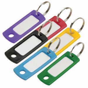 Id Tag W/ Rng Asst 20/Pk