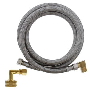 3/8 in.Compression x 3/8 in. Compression x 60 in. Braided Stainless Steel Dishwasher Connector