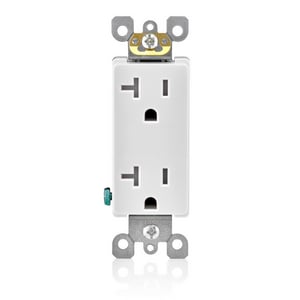 20A 125V Tp Decora Dup Recept Whit