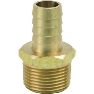 Lf 5/8 Barb X 3/4 Mht Brs Hose Adpt