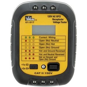120V Gfci Receptacle / Outlet Voltage Tester