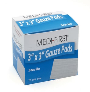 3X3 Sterile Gauze Pads 25S