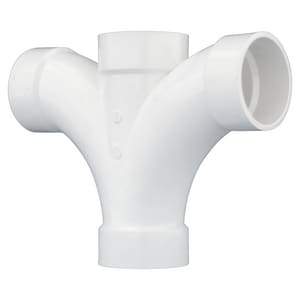 2 Pvc Dwv Dbl Fixture Ftg