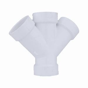 6 Pvc Dwv Dbl Wye