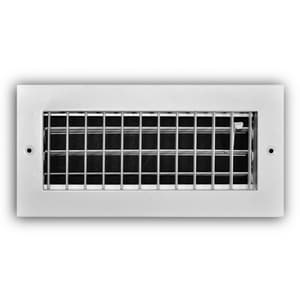 10X4 Alum S/Wall Adj Reg Whit