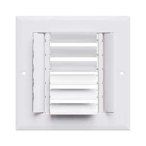 6X6 Alum 4Way Curv S/C Reg Whit
