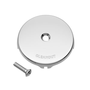 W&O Face Plt 1H W/Screw Cp
