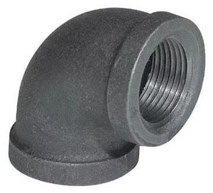 1-1/4 Blk Mi 150# 90 Ell