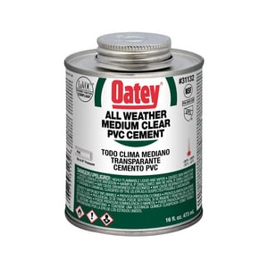 16 Oz Pvc All Weather Clr Cmnt