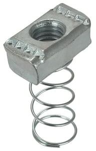 1/4 Pltd Chan Nut W/Reg Sprg