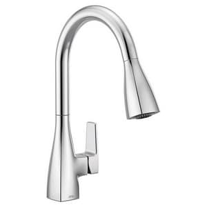 Single Handle Pull Down Kitchen Faucet in Chrome