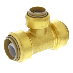 Lf 3/4X3/4X1/2 Brs Tee Plumbite