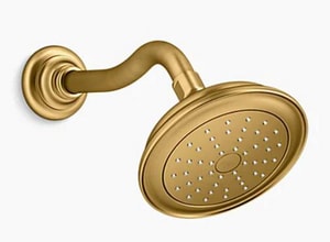 Single Function Showerhead in Vibrant® Brushed Moderne Brass