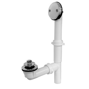 Plastic Lift & Turn Drain in Chrome Plated