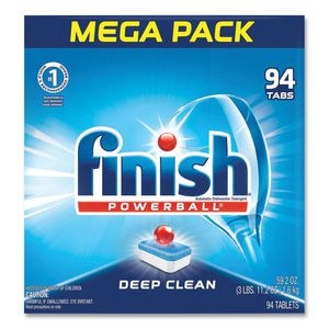 Finish Powerball Dishwasher Tabs in Fresh Scent 94 Count 4 / Cs