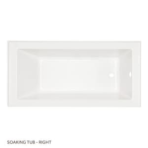 60X30 Rh Bath W/Skt *Sitka Whit