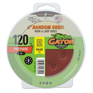 5 in. Drywall, Fiberglass, Metal and Wood Skil®, Bosch®, B&D®, Dewalt®, Makita® and Milwaukee® Sanding Disc (Pack of 50)
