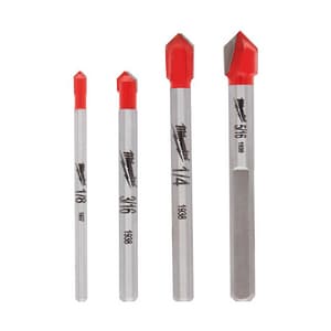 1/8 - 5/16 x 1/8 in. SDS-Max Drill Bit 4-Piece