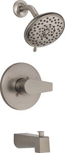 Single Handle Multi Function Bathtub & Shower Faucet in Brushed Nickel (Trim Only)