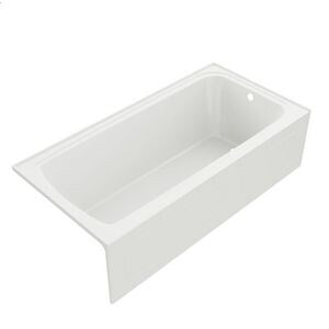 72X36 Rh Acr Tub W/Skt *Hillsbor Wh