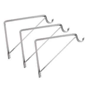 13X11 Shlf & Rod Brkt Whit 3/Pk