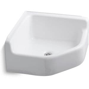 28X28 0H Ci Fm Serv Sink Whit