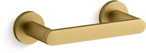 Wall Mount Toilet Tissue Holder in Vibrant® Brushed Moderne Brass