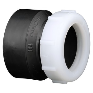 1-1/2 Abs Fem Trap Adpt W/ Poly Nut