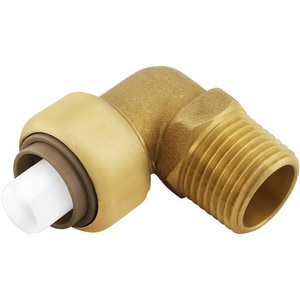 Lf 1/2 Brs Mnpt Ell Plumbite