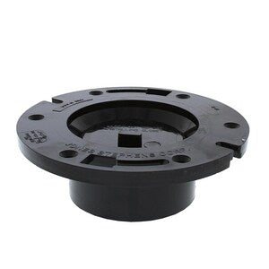 3 x 4 in. Plastic ABS Closet Flange